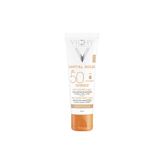 CAPITAL SOLEIL ANTI DARK SPOTS SPF50+ ΜΕ ΧΡΩΜΑ 50ML