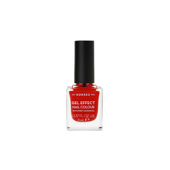 GEL EFFECT NAIL COLOUR No48 CORAL RED 11ML
