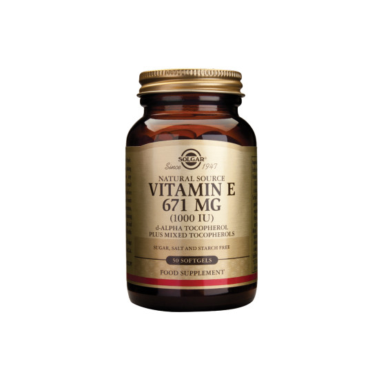 VITAMIN E NATURAL 1000IU 100SOFTGELS