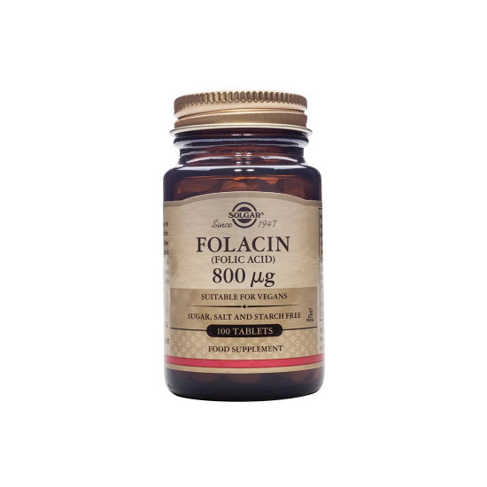 FOLACIN (FOLIC ACID) 800MCG 100TABS