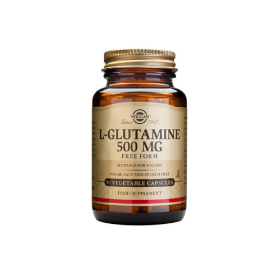 L-GLUTAMINE 500MG 50VCAPS