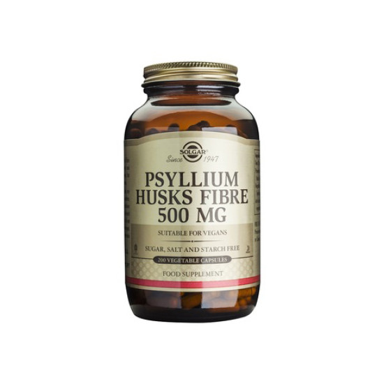 PSYLLIUM HUSKS FIBRE 500MG 200VCAPS