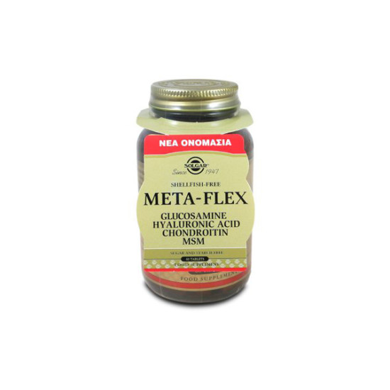 META-FLEX GLUCOSAMINE HYALURONIC ACID CHONDROITIN MSM 60TAB