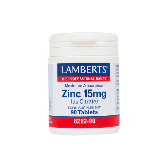 ZINC 15MG CITRATE 90TABS