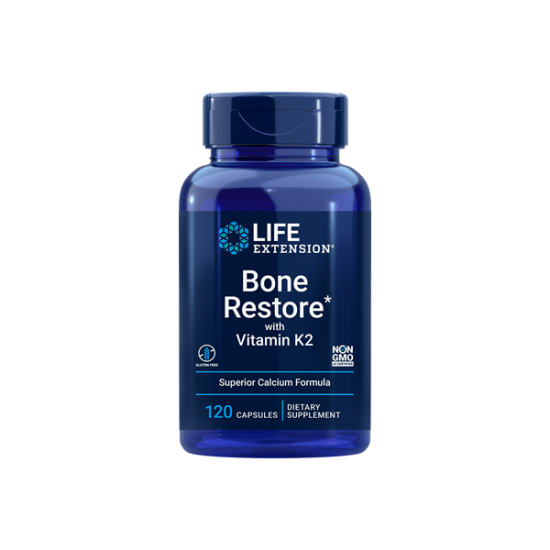 BONE RESTORE WITH VITAMIN K2 120CAPS