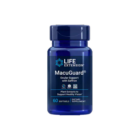 MACUGUARD OCULAR SUPPORT WITH SAFFRON 60SOFTGELS