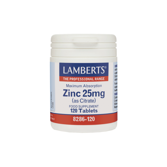 ZINC 25MG 120TABS