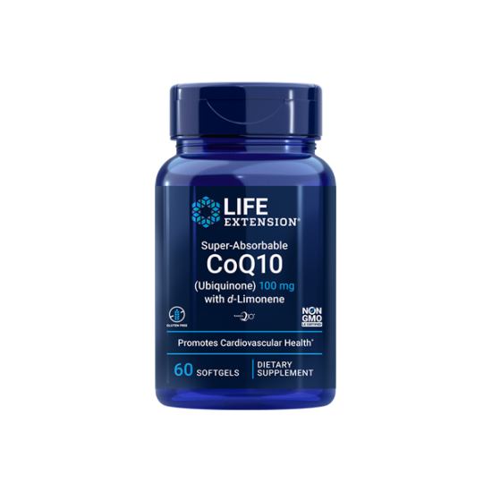 SUPER ABSORBABLE COQ10 WITH D-LIMONENE 100MG 60SOFTGELS