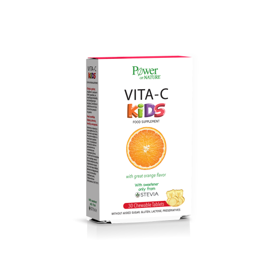 VITA C FOR KIDS STEVIA 30 CHEWABLE TABS