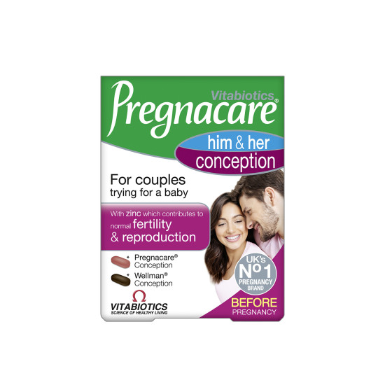 PREGNACARE HIM & HER CONCEPTION DUAL PACK 30TABS/30TABS