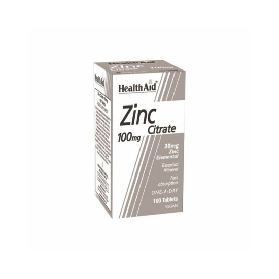 ZINC CITRATE 100MG 100TABS