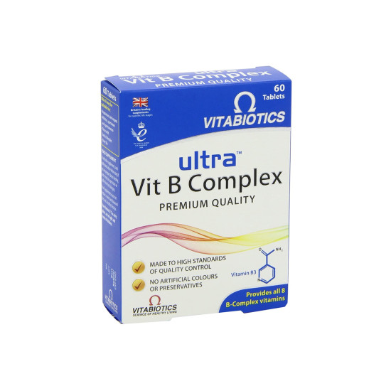 ULTRA VIT B COMPLEX PREMIUM QUALITY 60TABS