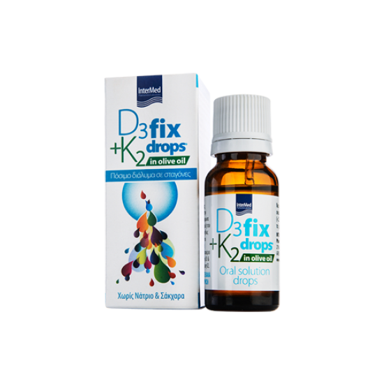 D3 FIX DROPS + K2 IN OLIVE OIL 12ML