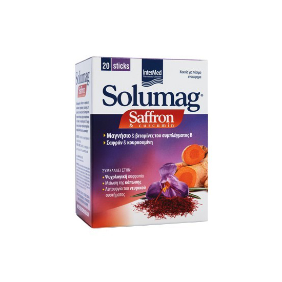 SOLUMAG SAFFRON & CURCUMIN 20STICKS