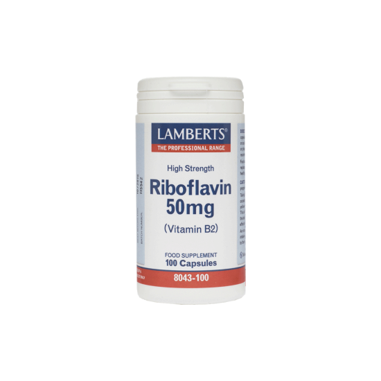 RIBOFLAVIN (VITAMIN B2) 50MG 100CAPS