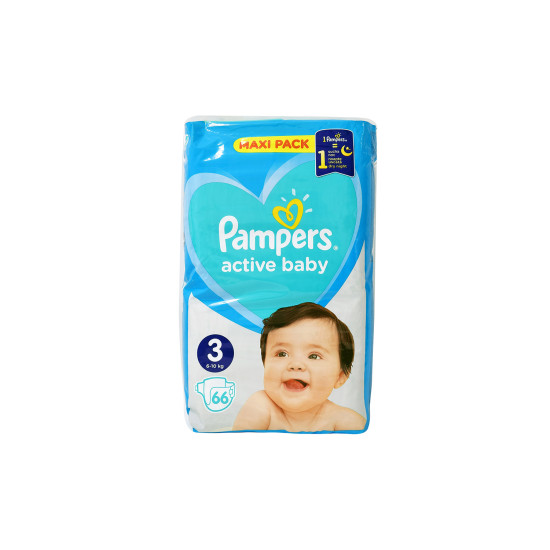 ACTIVE BABY No3 6-10KG 66ΤΕΜ