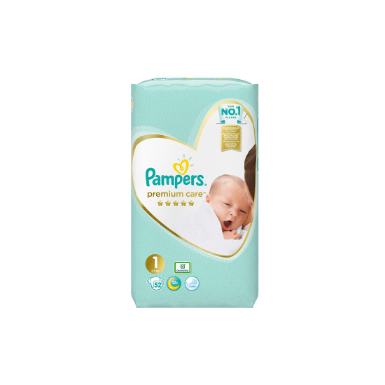 PREMIUM CARE NEWBORN No1 2-5KG 52ΤEM