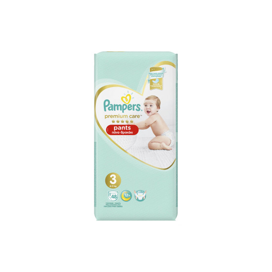 PREMIUM CARE PANTS No3 6-11KG 48ΤEM JUMBO PACK