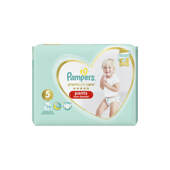 PREMIUM CARE PANTS No5 12-17KG 34ΤEM JUMBO PACK