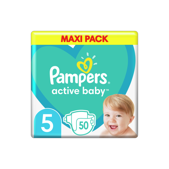 ACTIVE BABY No5 11-16KG 50ΤΕΜ MAXI PACK