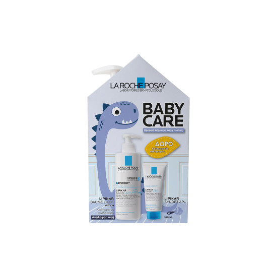 BABY CARE: LIPIKAR BAUME AP+M LIGHT 400ML + ΔΩΡΟ LIPIKAR SYNDET AP+ 100ML