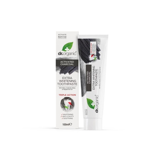 EXTRA WHITENING CHARCOAL TOOTHPASTE 100ML