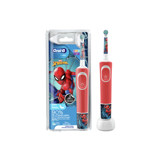 BRAUN KIDS 3+ ΕΤΩΝ SPIDERMAN ΗΛΕΚΤΡΙΚΗ ΟΔΟΝΤΟΒΟΥΡΤΣΑ