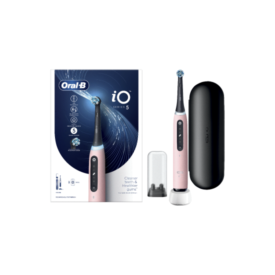 BRAUN iO 5 MAGNETIC WHITE PINK