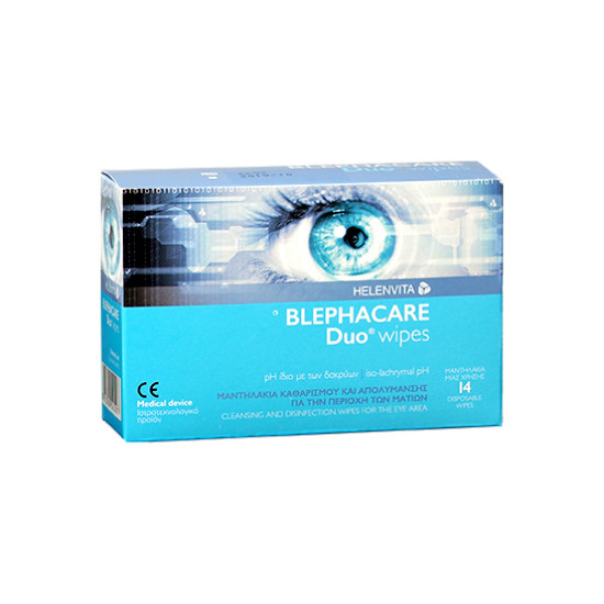 BLEPHACARE DUO WIPES 14ΤΕΜ