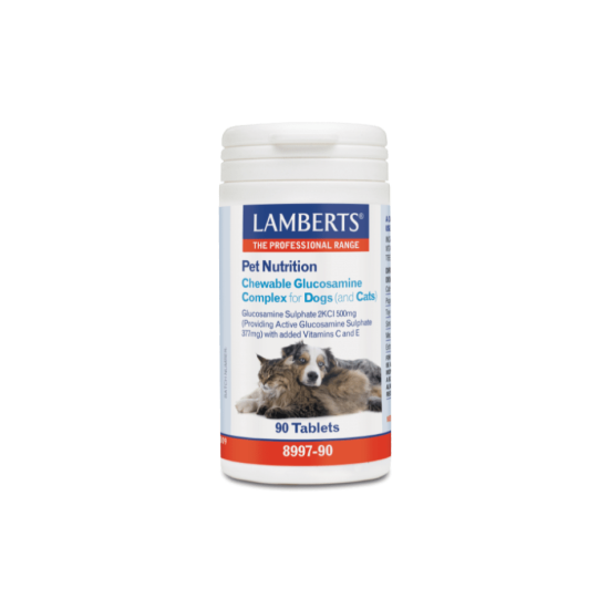 CHEWABLE GLUCOSAMINE COMPLEX FOR DOGS (& CATS) 90TABS