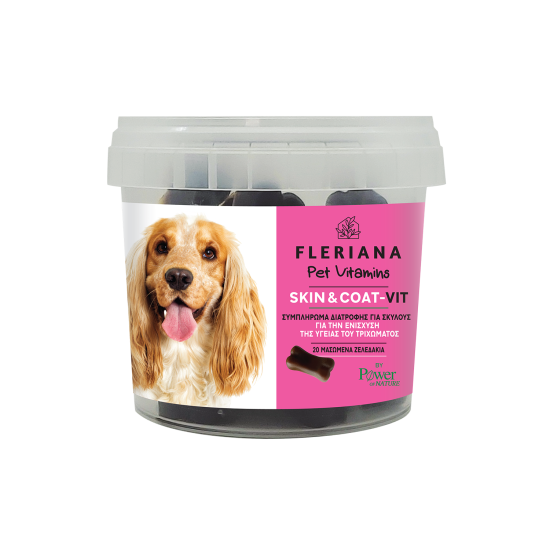 FLERIANA PET VITAMIN SKIN & COAT VIT 20 ΜΑΣΩΜΕΝΑ ΖΕΛΕΔΑΚΙΑ