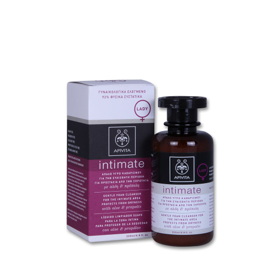 INTIMATE LADY GEL ΚΑΘΑΡΙΣΜΟΥ ΜΕ ΑΛΟΗ & ΠΡΟΠΟΛΗ 200ML