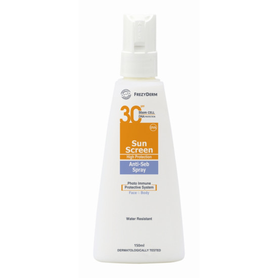 SUNSCREEN ANTISEB SPRAY SPF30 150ML