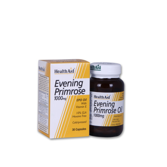 EVENING PRIMROSE OIL 1000MG + VITAMIN E 30CAP