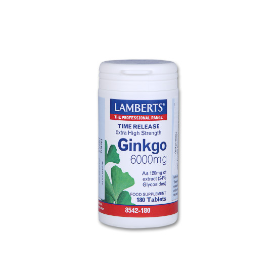 GINKGO BILOBA EXTRACT 6000MG 180TAB