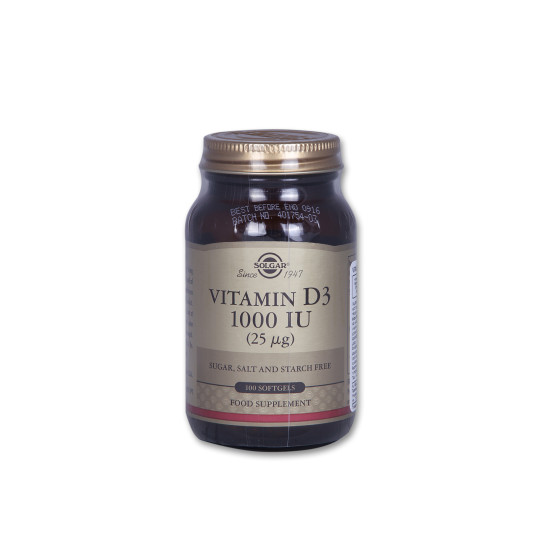 VITAMIN D3 1000IU 100SOFTGELS