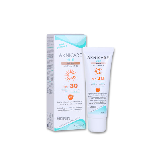 AKNICARE SUN TEINTEE SPF30 50ML 